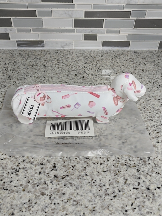 PINK Victoria's Secret Handbags - VS PINK Dog Makeup Brush Bag (makeup print)